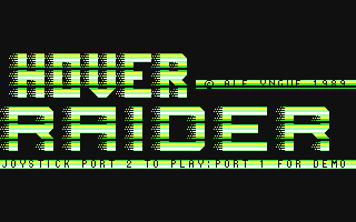Hover Raider Title Screen